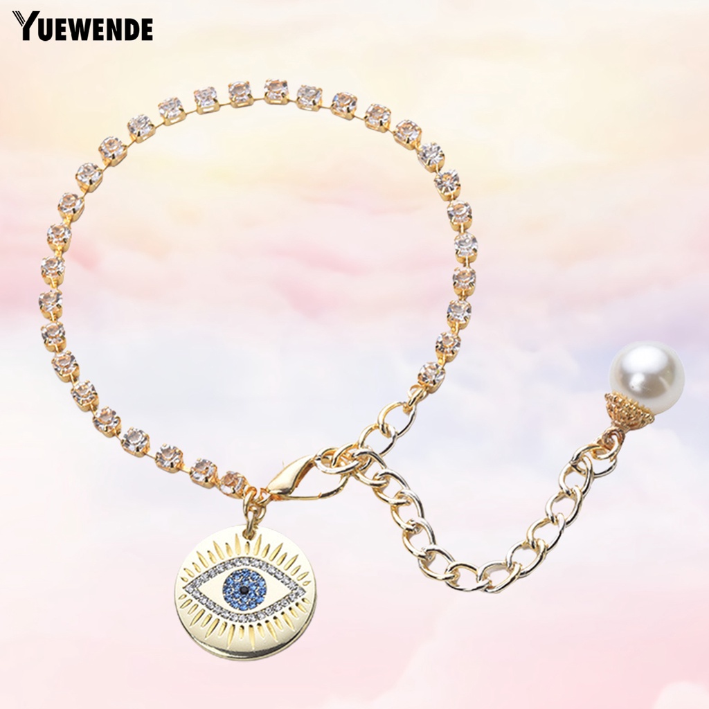 Vòng Cổ YQ.E Đính Đá Hình Đôi Mắt Xinh Xắn Cho Thú Cưng