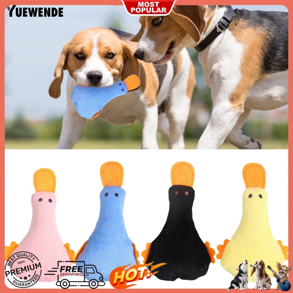 Vịt Nhồi Bông YQ.E Có Âm Thanh Dễ Thương Cho Mèo Cưng