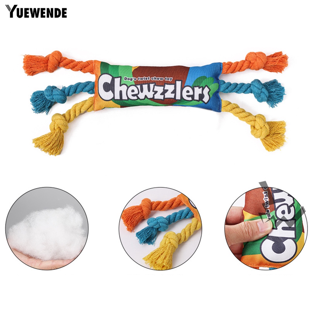 Yq.e Đồ Chơi Nhai Gặm Tương Tác Bằng Polyester Siêu Mềm Chống Cắn Lâu Trôi Có Thể Thay Đổi Màu Tương Tác Cho Cún Cưng