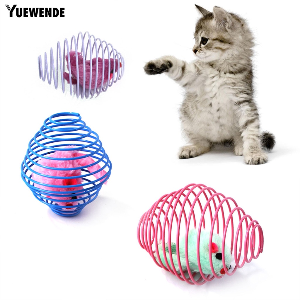 Set 6 Quả Bóng Gắn Chuột Giả Đồ Chơi Cho Mèo Cưng