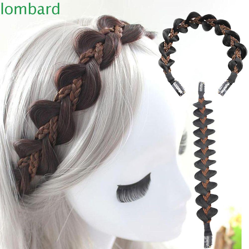 Cài Tóc Giả Thắt Bím Chống Trượt Phong Cách Bohemia Cho Nữ