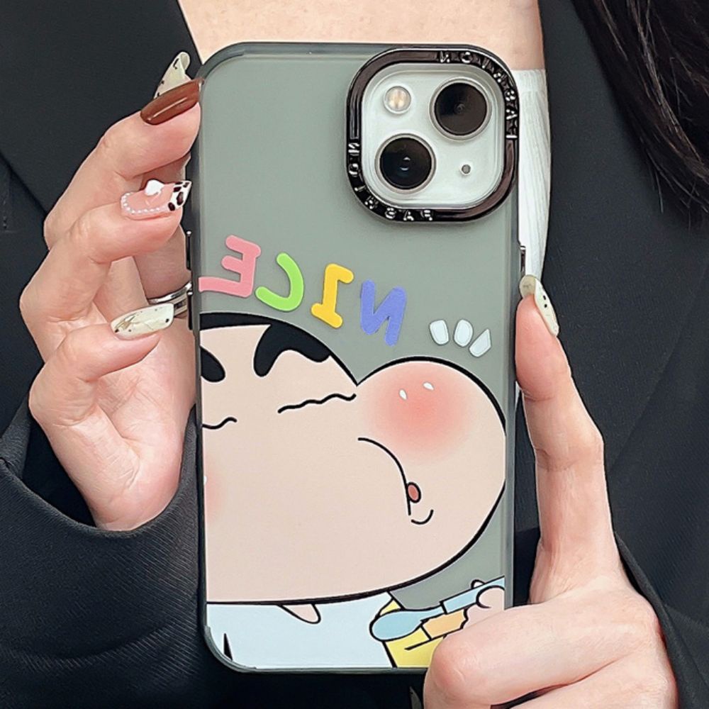 Ốp Điện Thoại Họa Tiết Shin-chan Cho IPhone 11 14 13 12 Pro Max XS XR 7 8 Plus