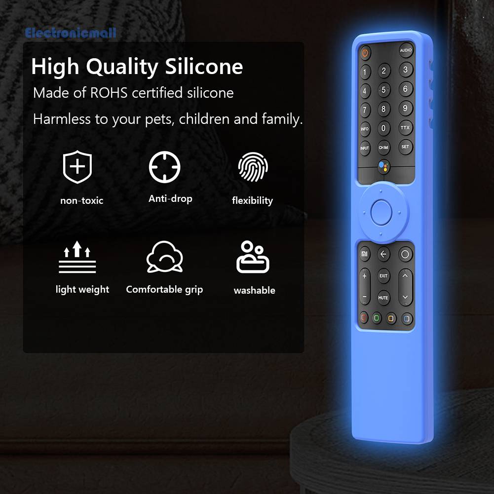 Vỏ Silicon Bảo Vệ Điều Khiển Từ Xa Kèm Dây Đeo Chống Rơi Cho TV Thông Minh ElectronicMall01.vn