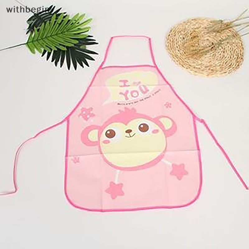 1 Tạp Dề Họa Tiết Hoạt Hình Bằng EVA Chống Thấm Nước Cho Bé