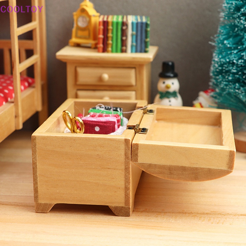 Hộp Đựng Kho Báu Trang Trí Nhà Búp Bê Tỉ Lệ 1: 12