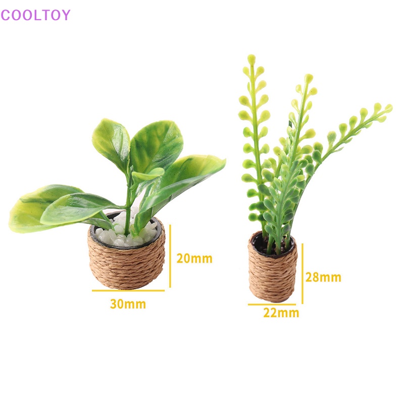 Mô Hình Cây Giả Trang Trí Nhà Búp Bê Tỉ Lệ 1: 12