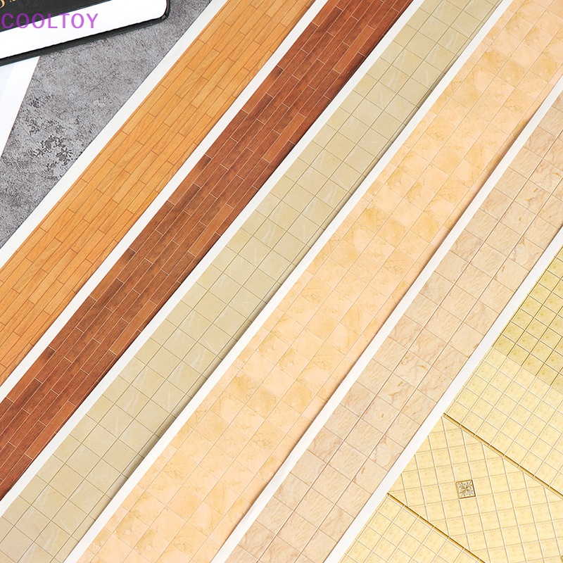 Sticker Dán Sàn Nhà Trang Trí Nhà Búp Bê Tỉ Lệ 1: 12