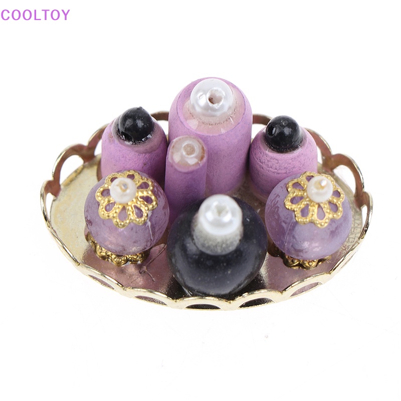 1 Bộ Khay Đựng Đồ Dùng Phòng Ngủ Cho Nhà Búp Bê Tỉ Lệ 1: 12