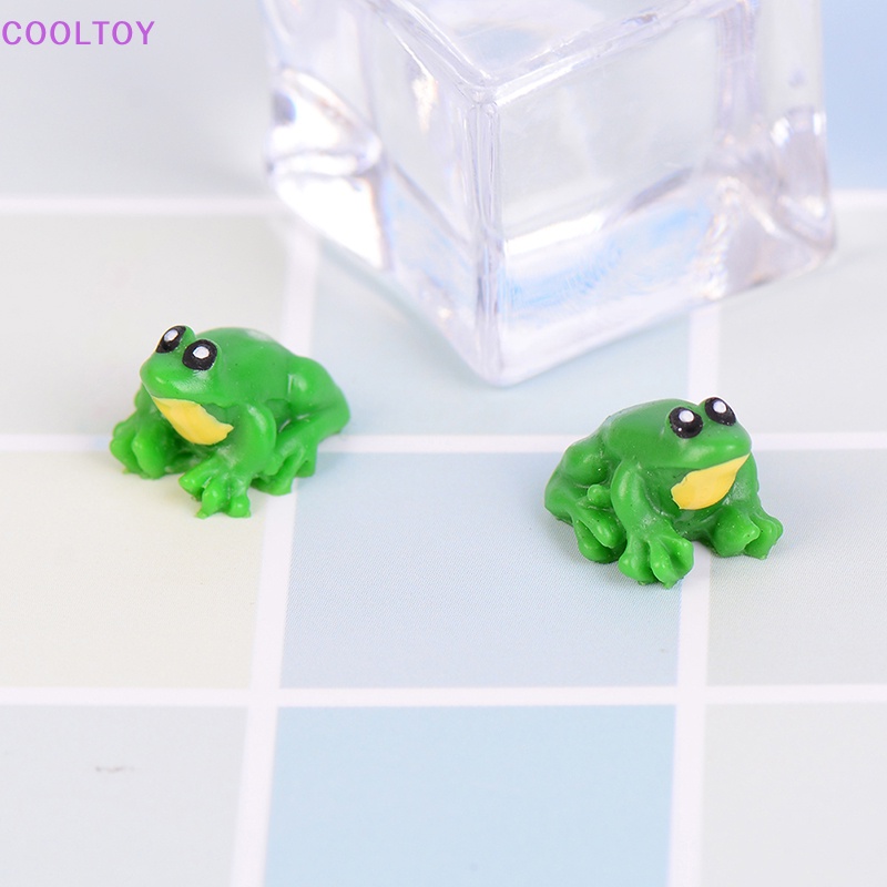 Set 2 Tượng Ếch mini Trang Trí Nhà Búp Bê