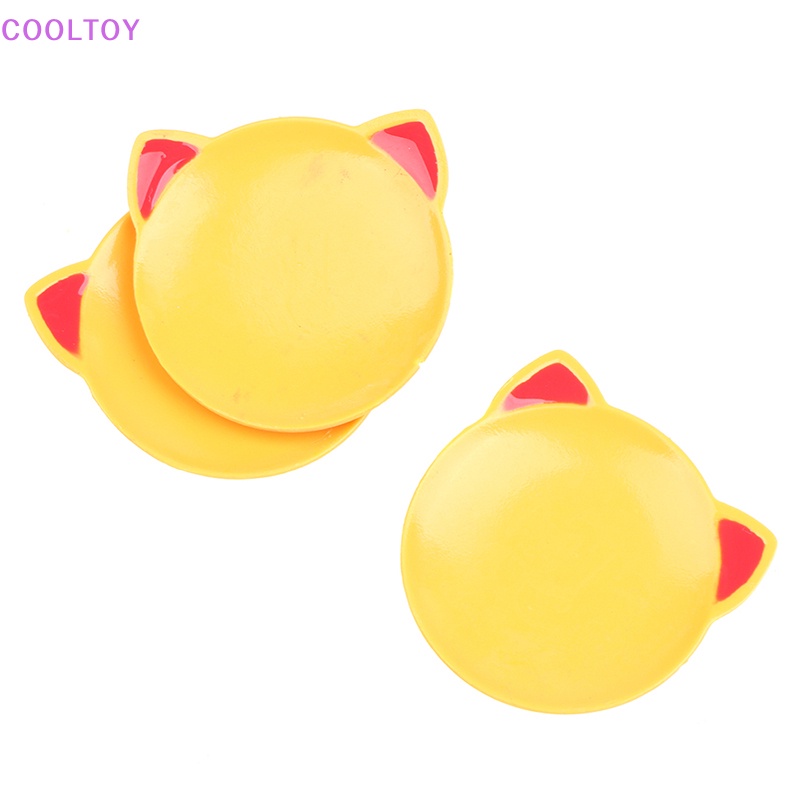 1 Đĩa Đựng Thức Ăn Mini Hình Mèo Dễ Thương Tỉ Lệ 1: 12