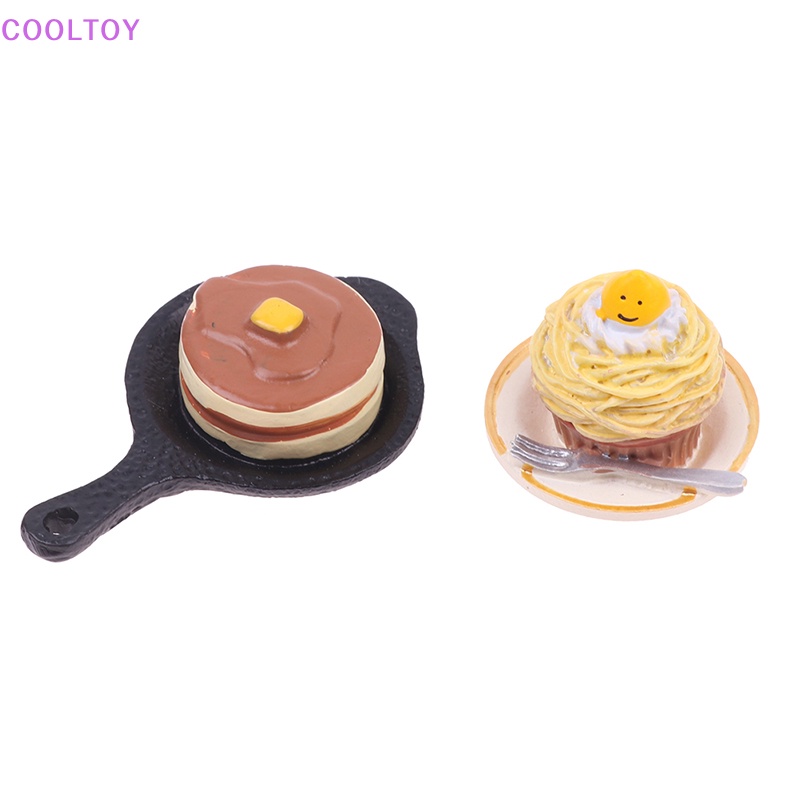 Cooltoy 1 Khay Đựng Bánh Cà Phê mini Trang Trí Nhà Búp Bê