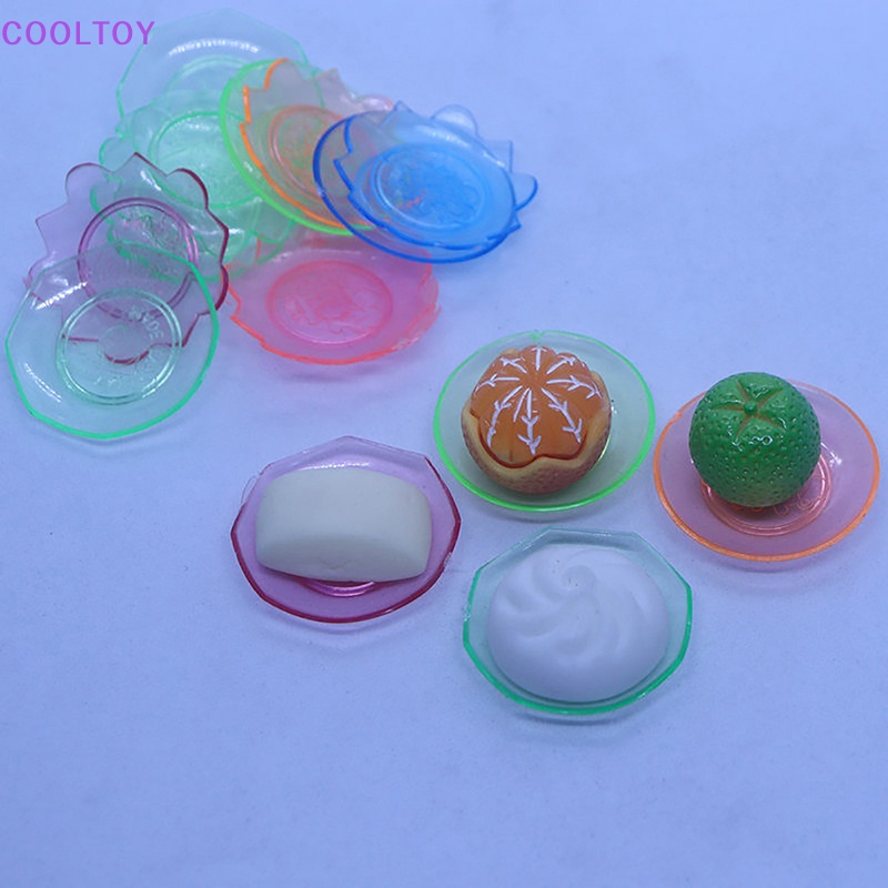 Set 20 Đĩa Nhựa Mini Dùng Để Trang Trí Nhà Búp Bê