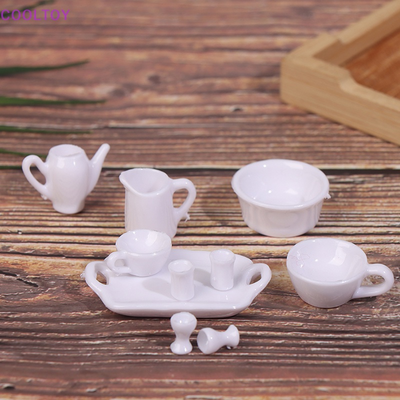 Set 10 Cốc Cà Phê Mini Xinh Xắn Cho Nhà Búp Bê