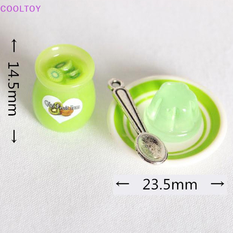 Set 4 Mô Hình Bánh Pudding 1 / 12 1 / 6 Độc Đáo Trang Trí Nhà Búp Bê