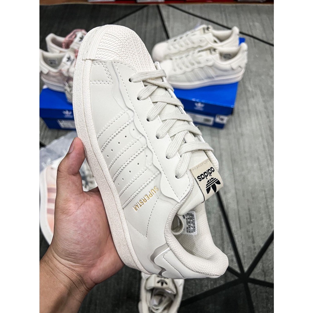 Giày Adidas Superstar Capuchino Cream White Rép 1:1