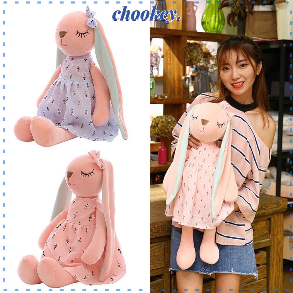 Thỏ Nhồi Bông Thiết Kế Tai Dài Dễ Thương Chất Lượng Cao