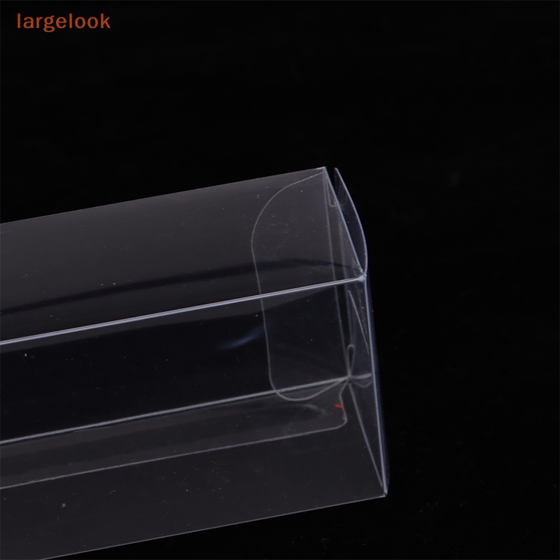 Set 10 Hộp Nhựa PVC Trong Suốt Trưng Bày Mô Hình Xe Hơi Đồ Chơi 82 * 40 * 30mm Tỉ Lệ 1 / 64