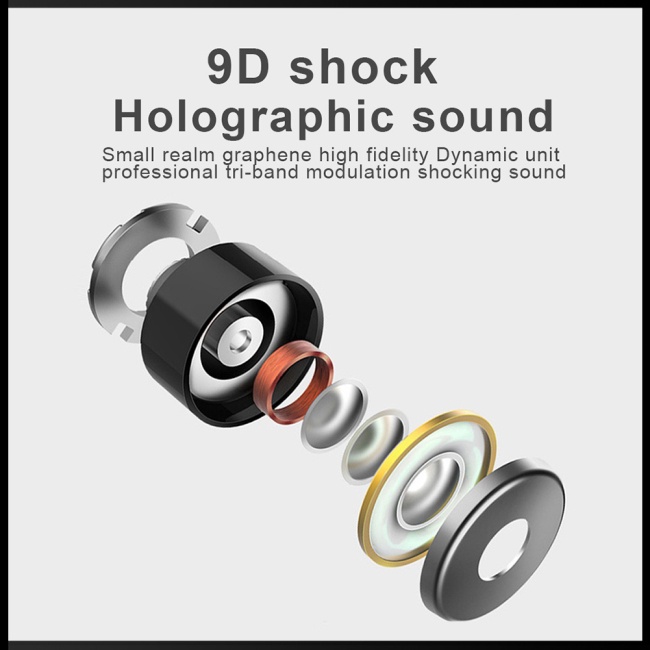 Tai Nghe Nhét Tai Zevaret L21 Kết Nối Bluetooth 5.0 Âm Thanh Nổi 3d Kèm Hộp Sạc 350mah