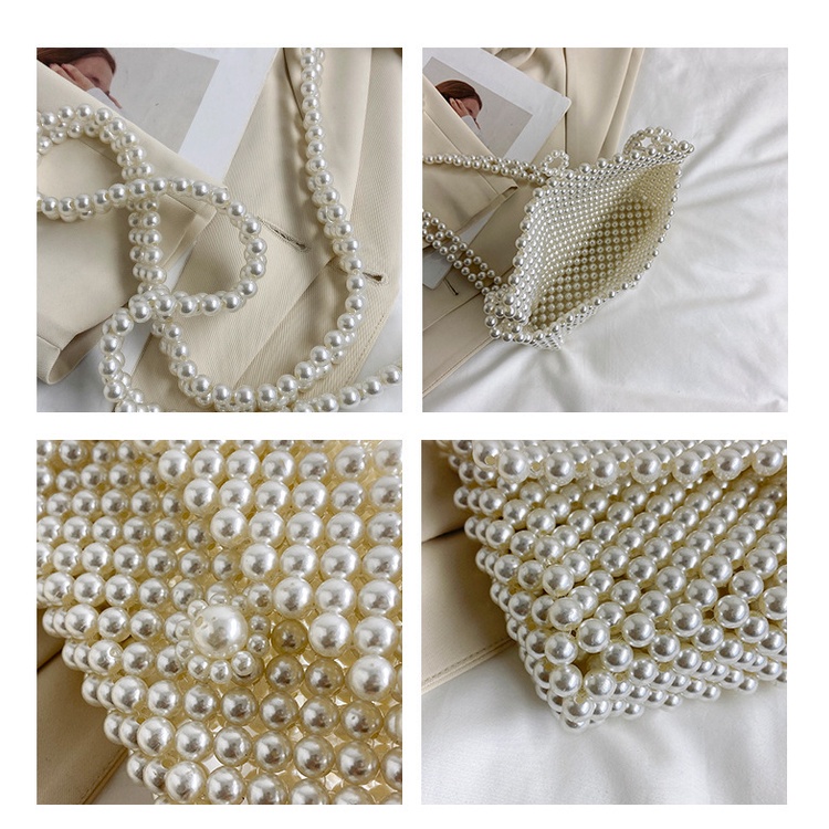 Túi Đeo Vai Mùa Hè 2023 Kết Cấu Hạt Ngọc Trai Phong Cách Phương Tây Kiểu Mới Cho Nữ