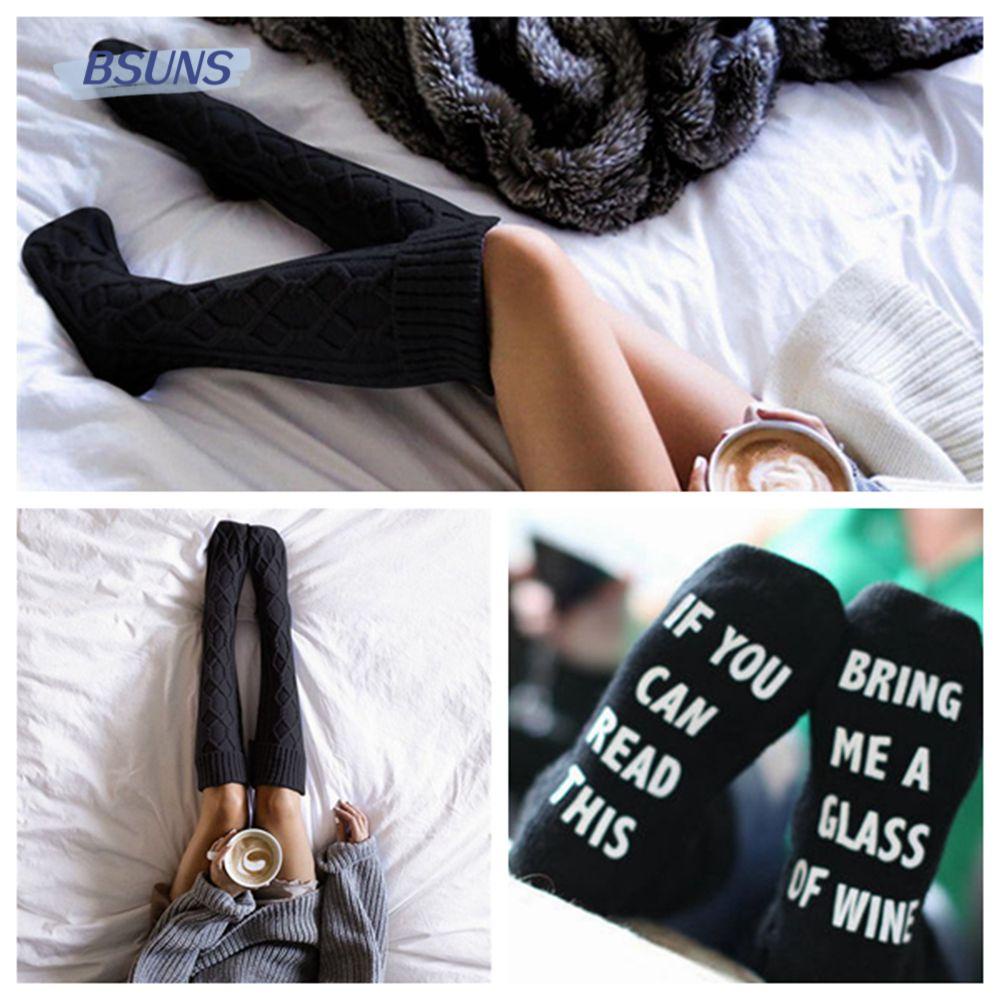 Vớ Dài Qua Gối Thiết Kế Mới Giữ Ấm Cao Cấp Thời Trang Dành Cho Mùa Đông