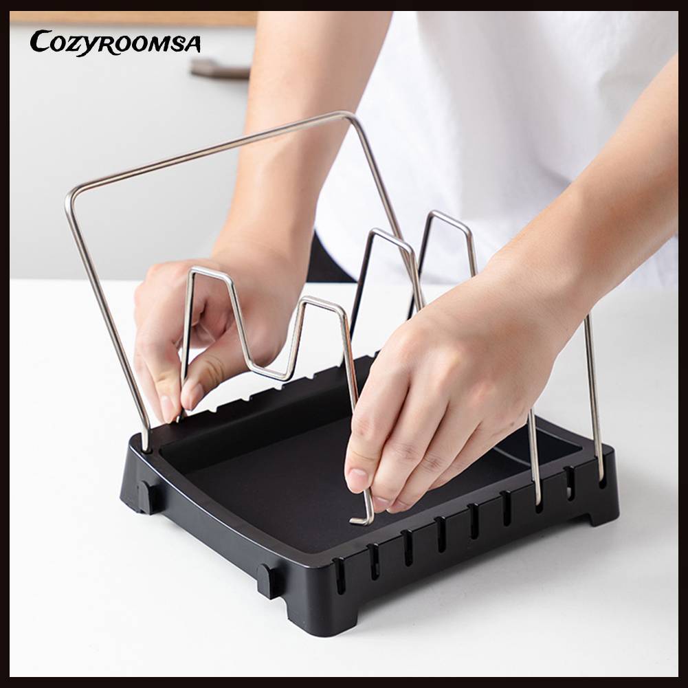 Giá Đỡ Nắp Nồi Chống Trượt Tiện Dụng Cho Nhà Bếp