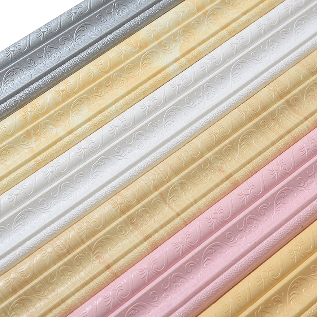 Bộ 2 Miếng Dán Tường 3D Tự Dính Chống Thấm Nước Trang Trí Nhà Cửa