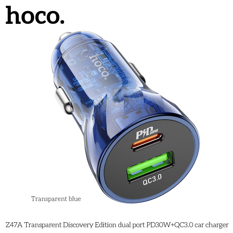 Tẩu Sạc Ô Tô Hoco Z47A 30w