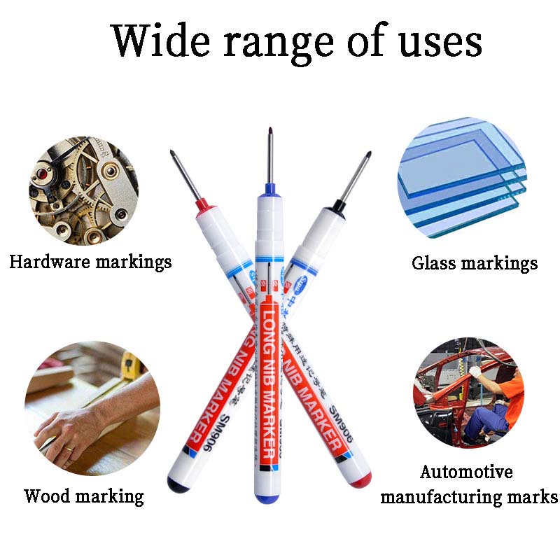 Bút đánh dấu ngòi dài 20mm dùng trong làm gỗ cơ khí phòng tắm xây dựng Smarttool