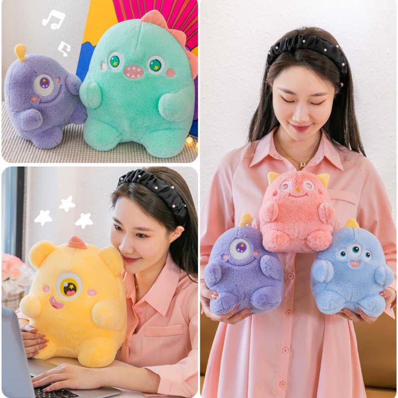 Thú Nhồi Bông Hình Quái Vật Mắt To Dễ Thương