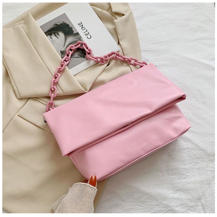 Túi Xách Cỡ Lớn Phối Dây Xích Thời Trang Mùa Hè Mới Cho Nữ