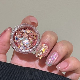 Hộp Sequin Lấp Lánh Trang Trí Móng Nghệ Thuật