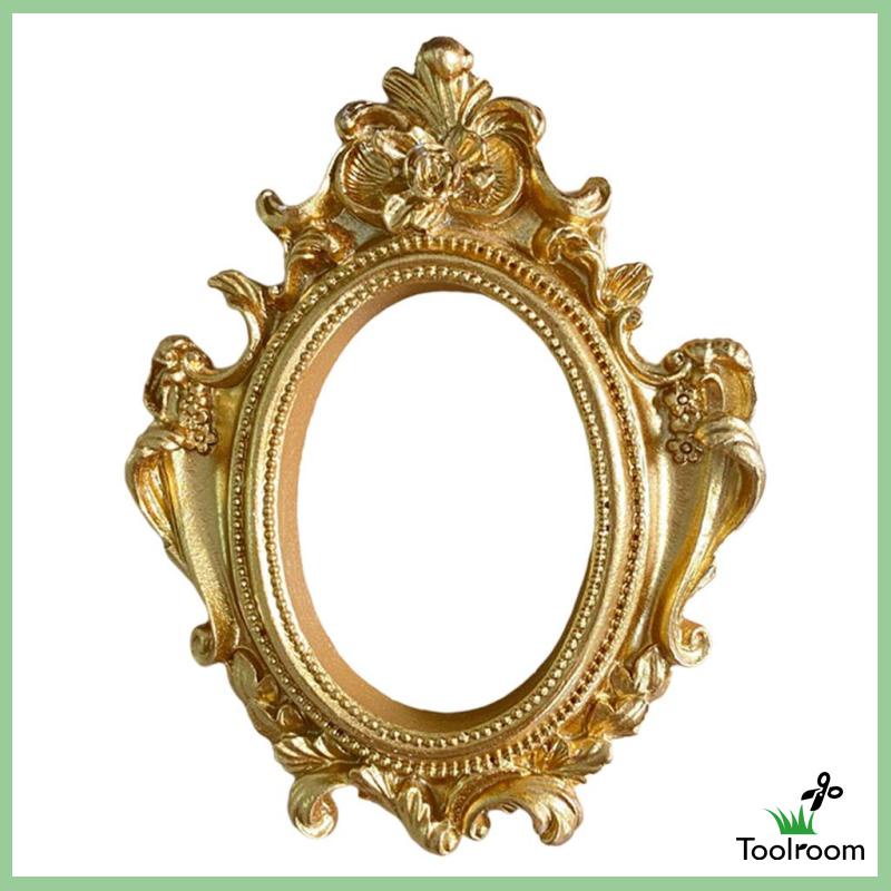 Khuôn Làm Đạo Cụ Trang Trí Hình Oval Mini Bằng Nhựa Resin Kiểu Vintage