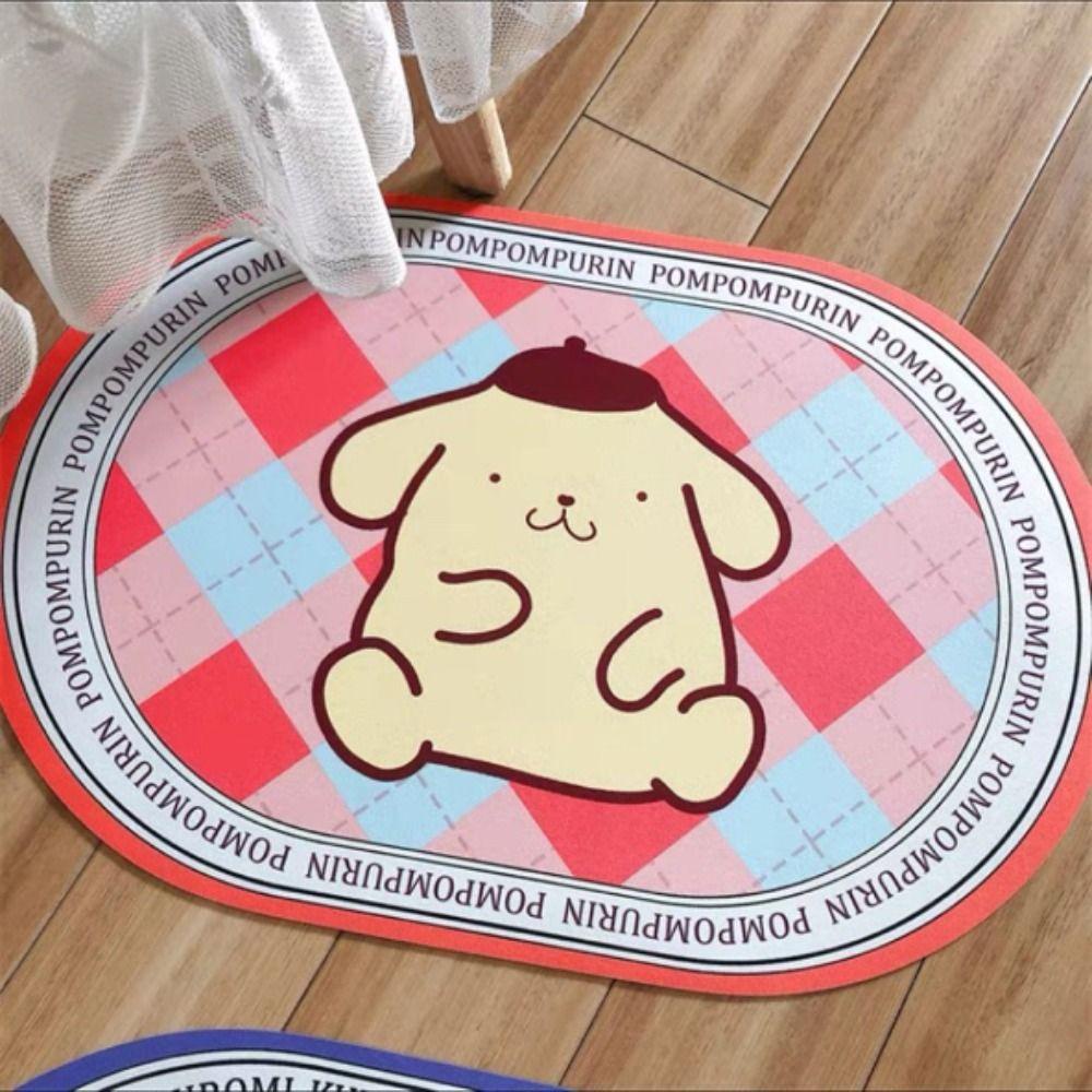 Thảm lót sàn Chống Trượt Thấm Hút Tốt Nhanh Khô In Hình Cinnamoroll Dễ Thương Tiện Dụng Cho Gia Đình