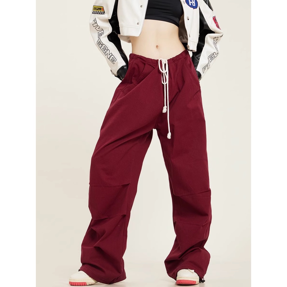 Quần Dài Ống Rộng Phong Cách Hiphop Đường Phố Cho Cặp Đôi