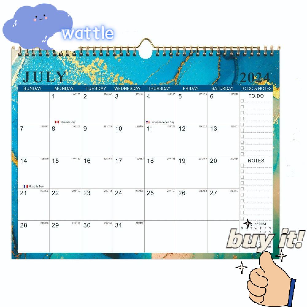 Lịch Giấy Treo Tường 18 Tháng Dùng Trang Trí Văn Phòng