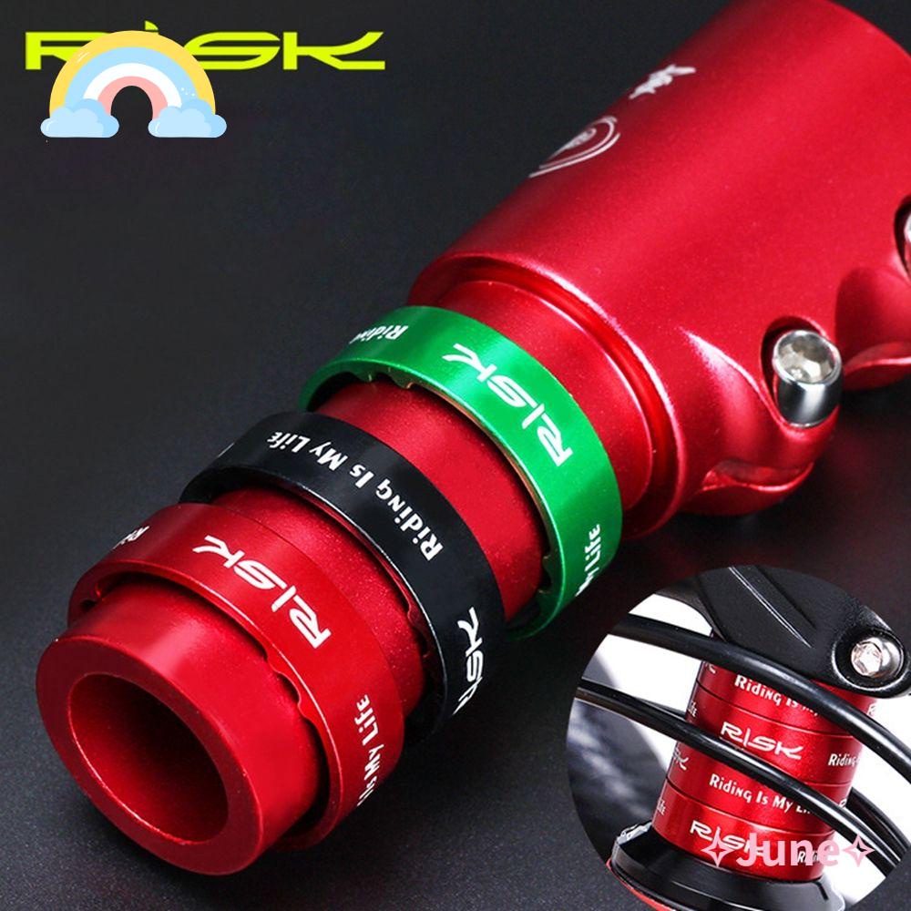 Bộ 4 Vòng Đệm Phuộc Trước Bằng Nhôm 5mm / 10mm Chuyên Dụng Cho Xe Đạp MTB