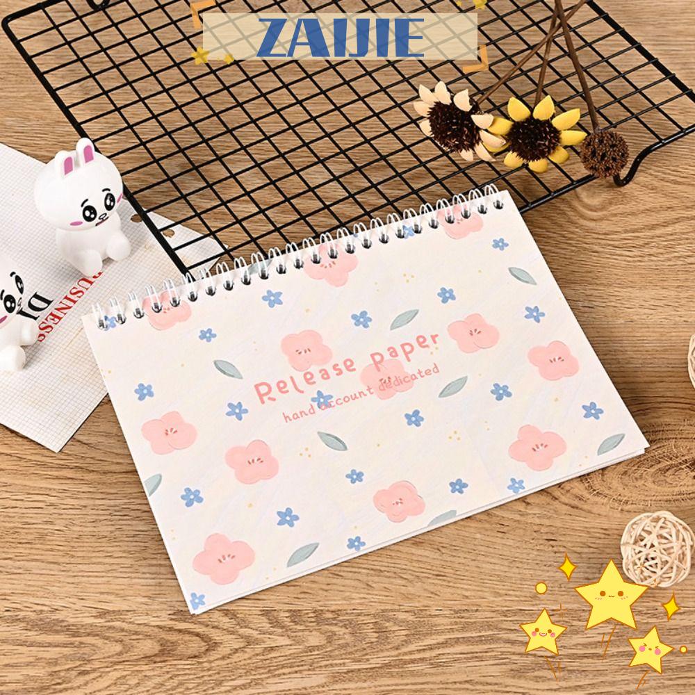 Sách Sưu Tập 24 Trang 32 Trang Hình Dán Hoa Có Thể Tái Sử Dụng