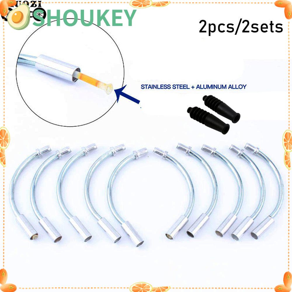 Set 2 Bộ Phanh Xe Đạp SHOUKEY Dạng Ống Uốn Cong Tiện Dụng