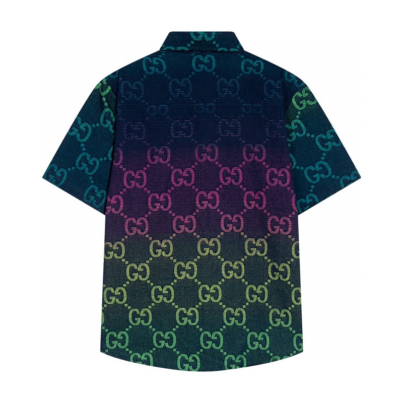 Áo Sơ Mi Denim Họa Tiết Cầu Vồng Chống Lão Hóa Đa Năng G88U-2023