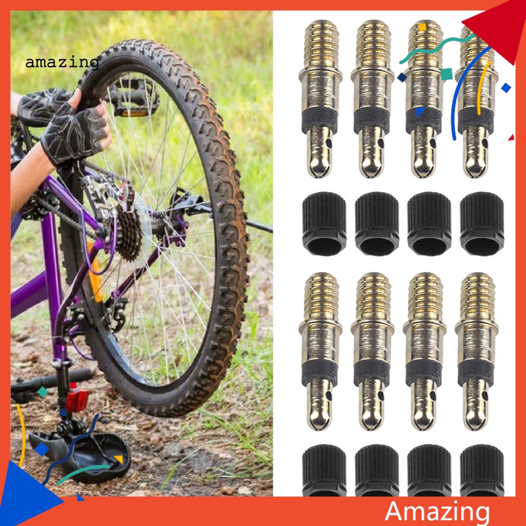 Bộ 8 Lõi Van Chống Rò Rỉ Dễ Lắp Đặt Thông Dụng Cho Xe Đạp
