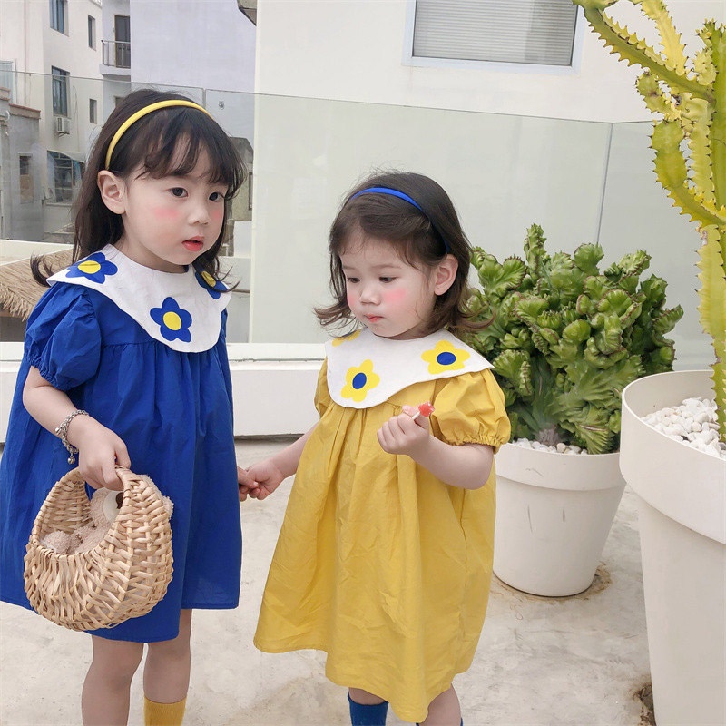 Đầm Hoa Mùa Hè Phong Cách Hàn Quốc Mới Cho Nữ