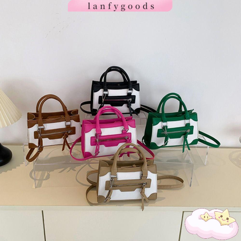 Túi Đeo Vai / Xách Tay Bằng Da Pu Có Khóa Kéo Thời Trang Cho Nữ