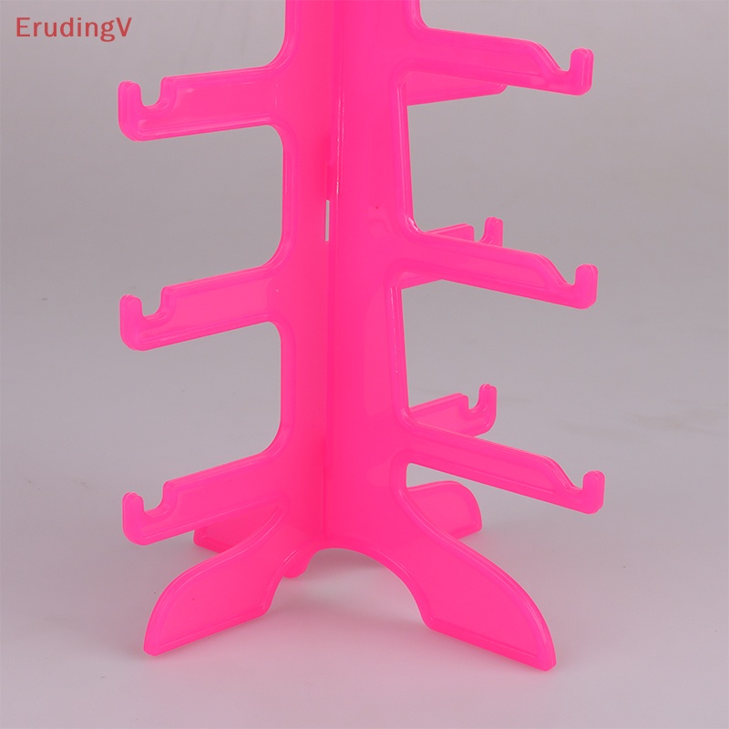 [ErudingV] Giá Đỡ Trưng Bày Mắt Kính 4 Tầng Bằng Nhựa Trong Suốt Sáng Tạo Và Thiết Thực [Mới]
