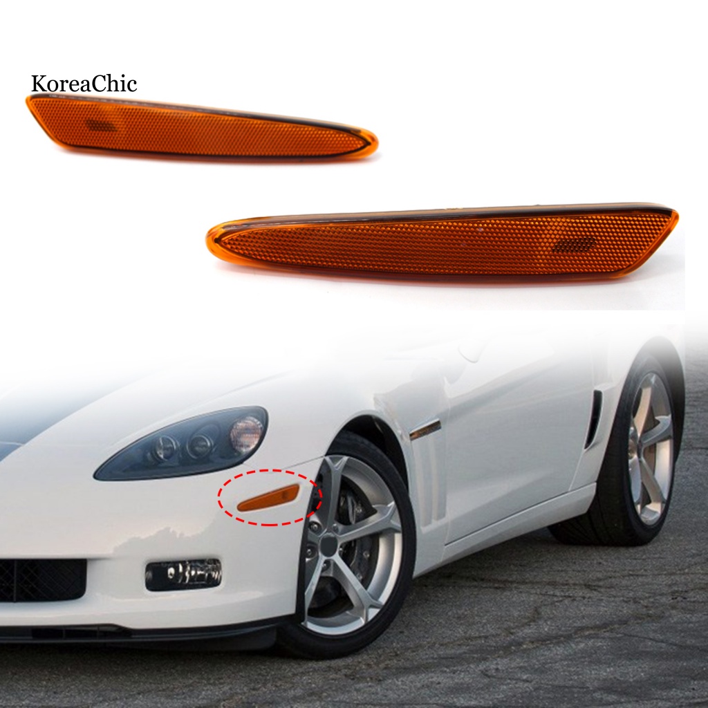 Bộ 2 Đèn Tín Hiệu Bằng ABS Chống Mòn GM Cho Xe Hơi2551196 Máy Tính Bảng GM GM GM GM Chất Lượng Cao2550196 Phụ Kiện Chuyên Dụng Cho Chevrolet Corvette C6 05-13 05-13