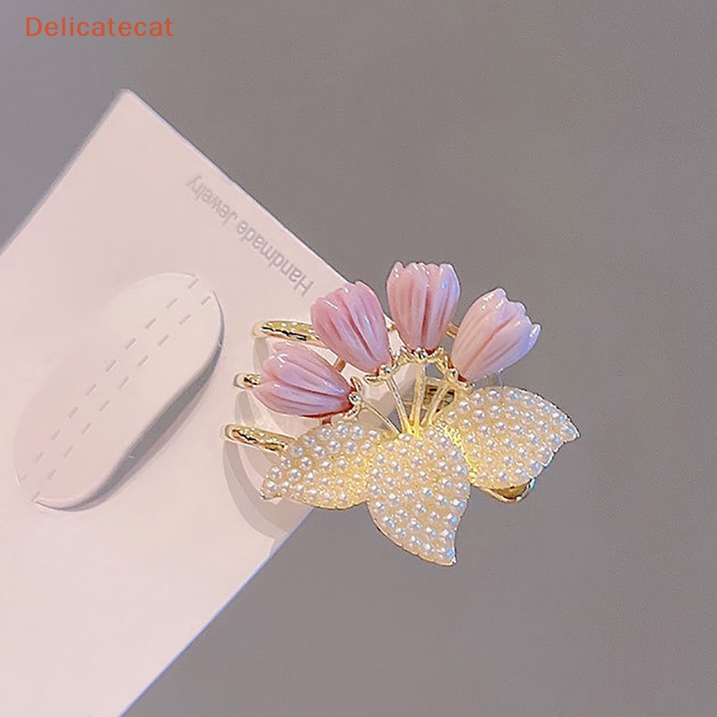 Kẹp Tóc Hình Hoa Bằng Hợp Kim Phong Cách Hàn Quốc Thời Trang Mùa Hè Ngọt Ngào Dành Cho Bạn Nữ