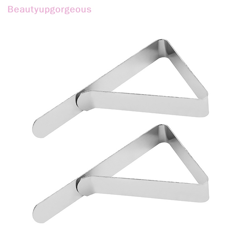 Set 6 Kẹp Cố Định Khăn Trải Bàn Hình Tam Giác Bằng Thép Không Gỉ Chống Trượt