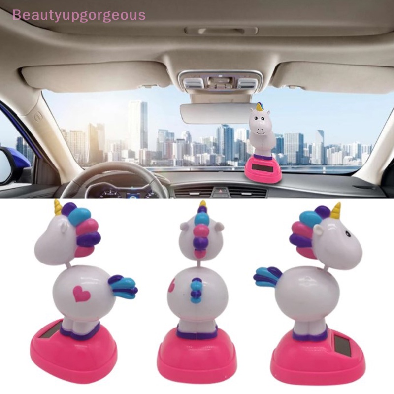 Búp Bê Kỳ Lân Hoạt Hình Nhảy Múa Sử Dụng Năng Lượng Mặt Trời Trang Trí Bảng Điều Khiển Xe Hơi