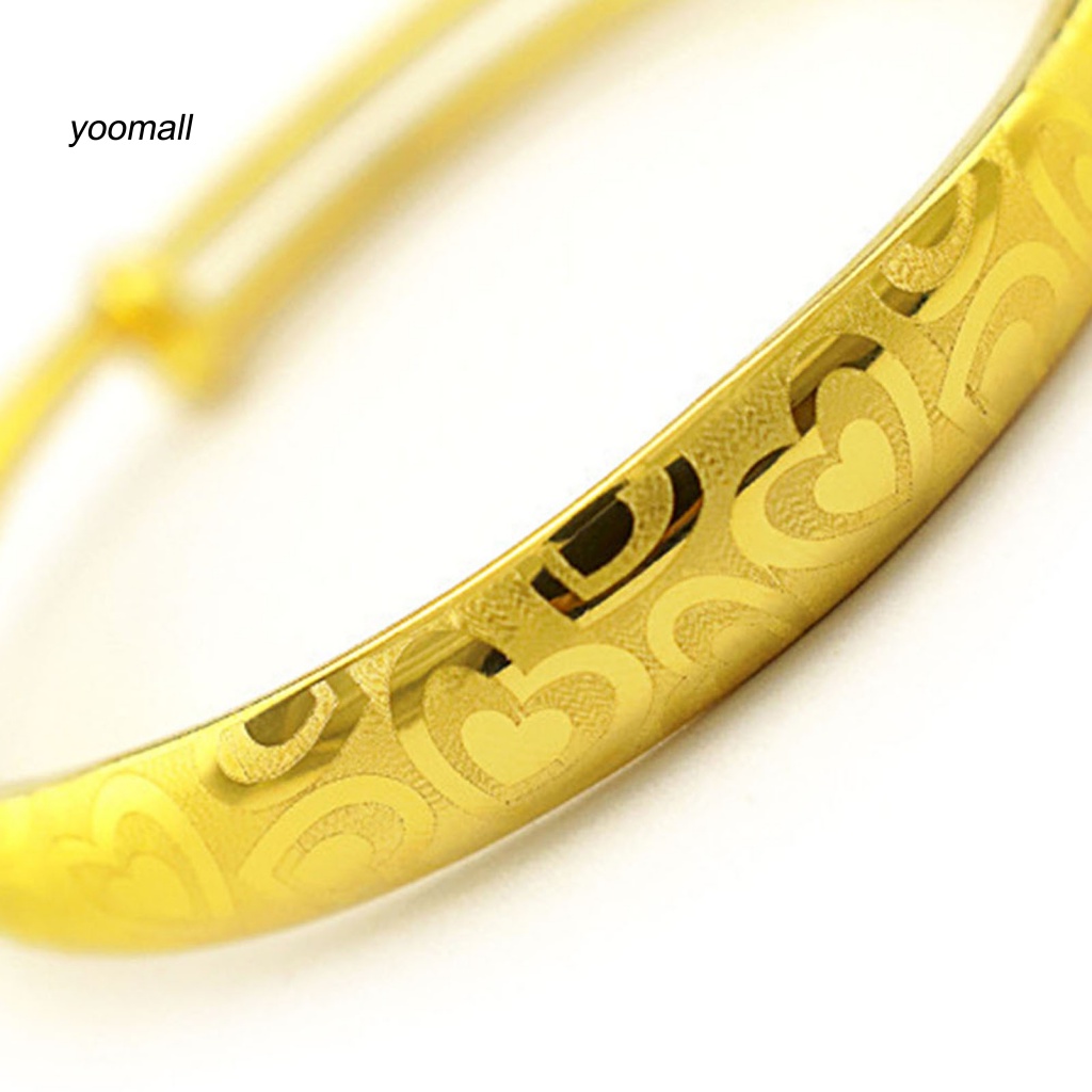 Vòng Đeo Tay Màu Vàng Đồng Tinh Xảo Không Phai Có Thể Điều Chỉnh Kích Thước Cho Đám Cướ