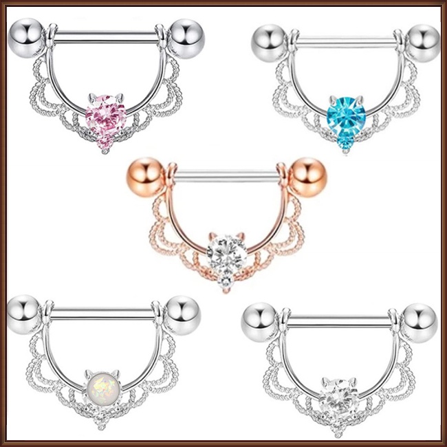 Khuyên Xỏ Cơ Thể Bằng Thép Không Gỉ Hình Chữ U Thời Trang Dành Cho Nữ