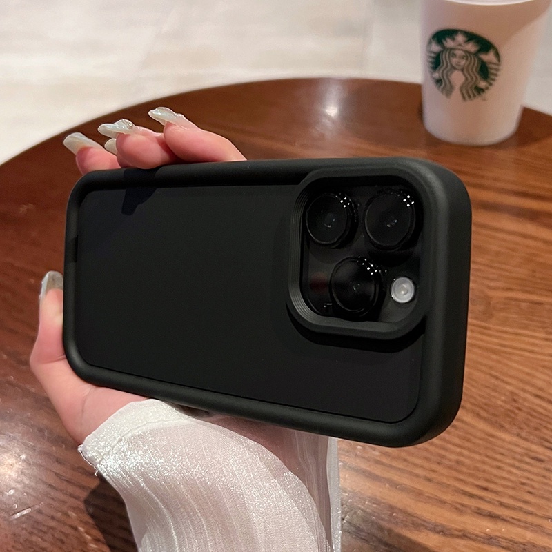 Ốp Điện Thoại Mềm Mặt Nhám Màu Trơn Đơn Giản Cho IPhone 14 Pro Max 13 12 11 Pro Max X XS XR Xsmax